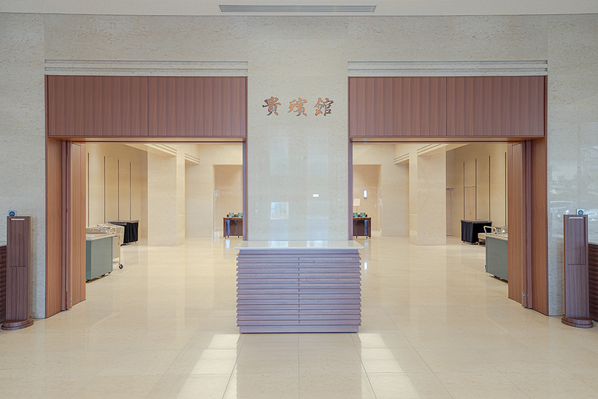 四ツ木斎場の火葬炉「貴殯館」
